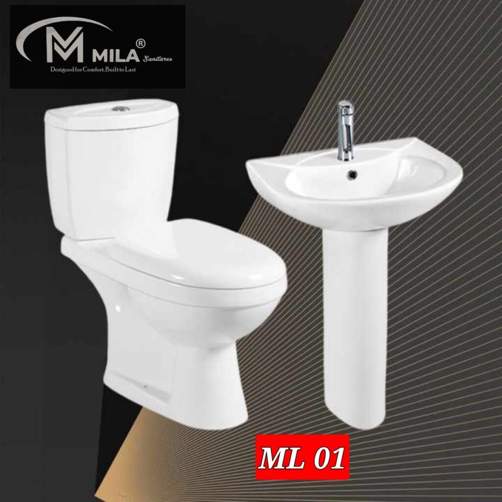 Mila ML-01 Close-Coupled Two-Piece Toilet