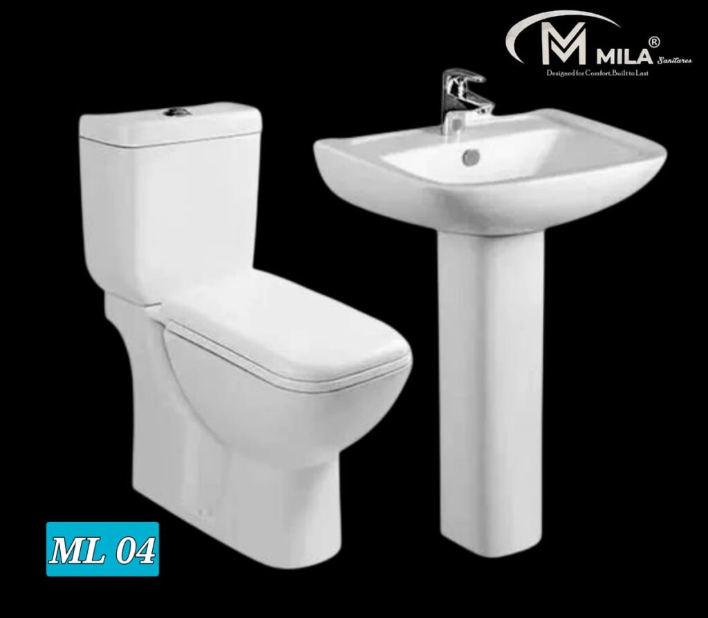 Mila ML-04 Close-Coupled Two-Piece Toilet