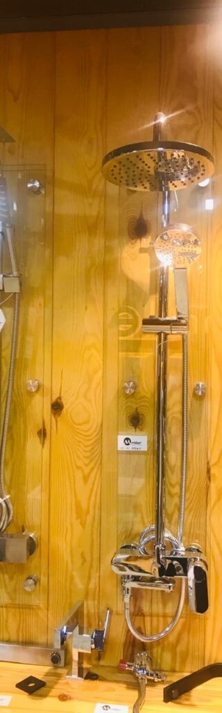 Miller MLR 3040 Round Rain Shower Column Set