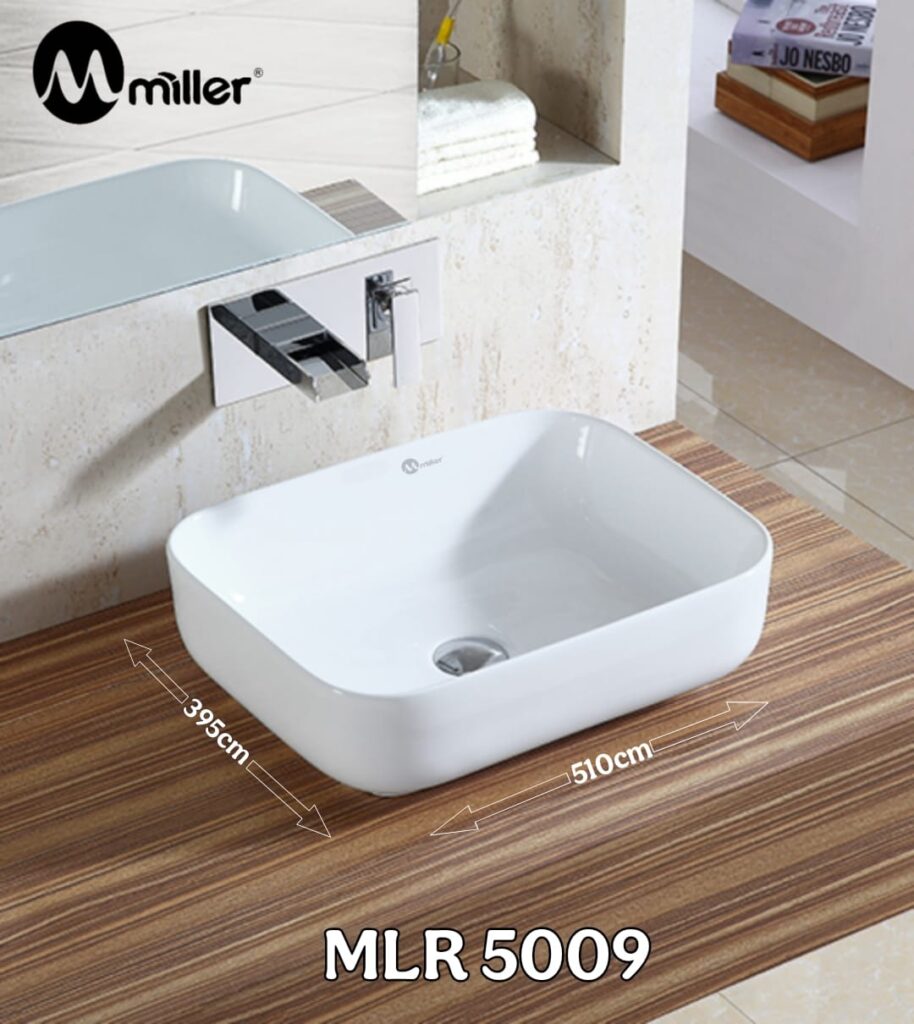 Miller MLR 5009 Rounded Rectangular Countertop Wash Basin