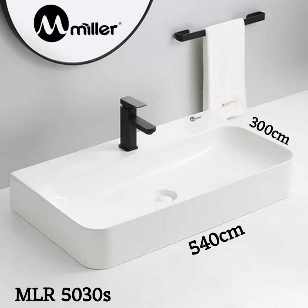 Miller MLR 5030S Slim Rectangular Countertop Wash Basin
