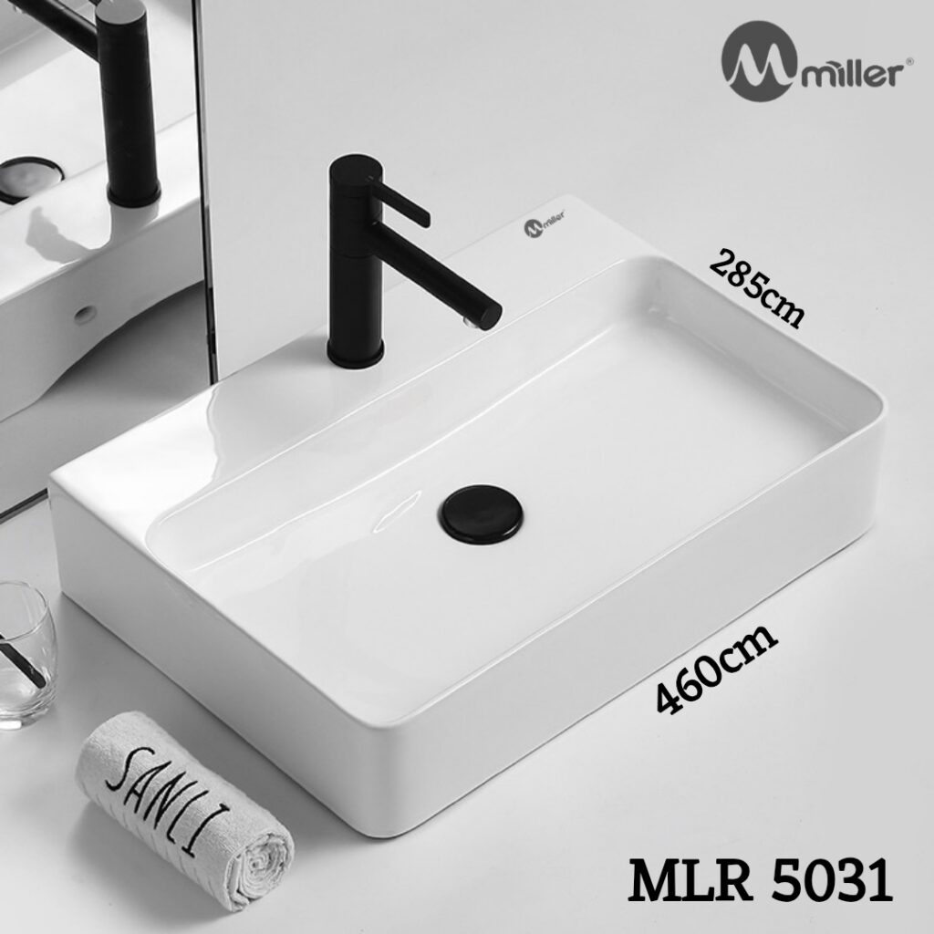 Miller MLR 5031 Compact Rectangular Countertop Wash Basin