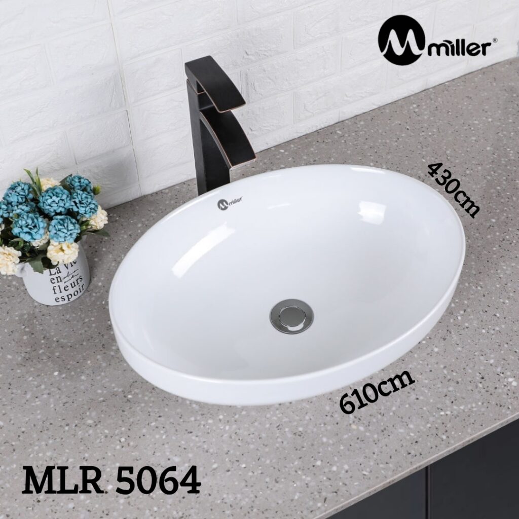 Miller MLR 5064 Large Oval Countertop Wash Basin