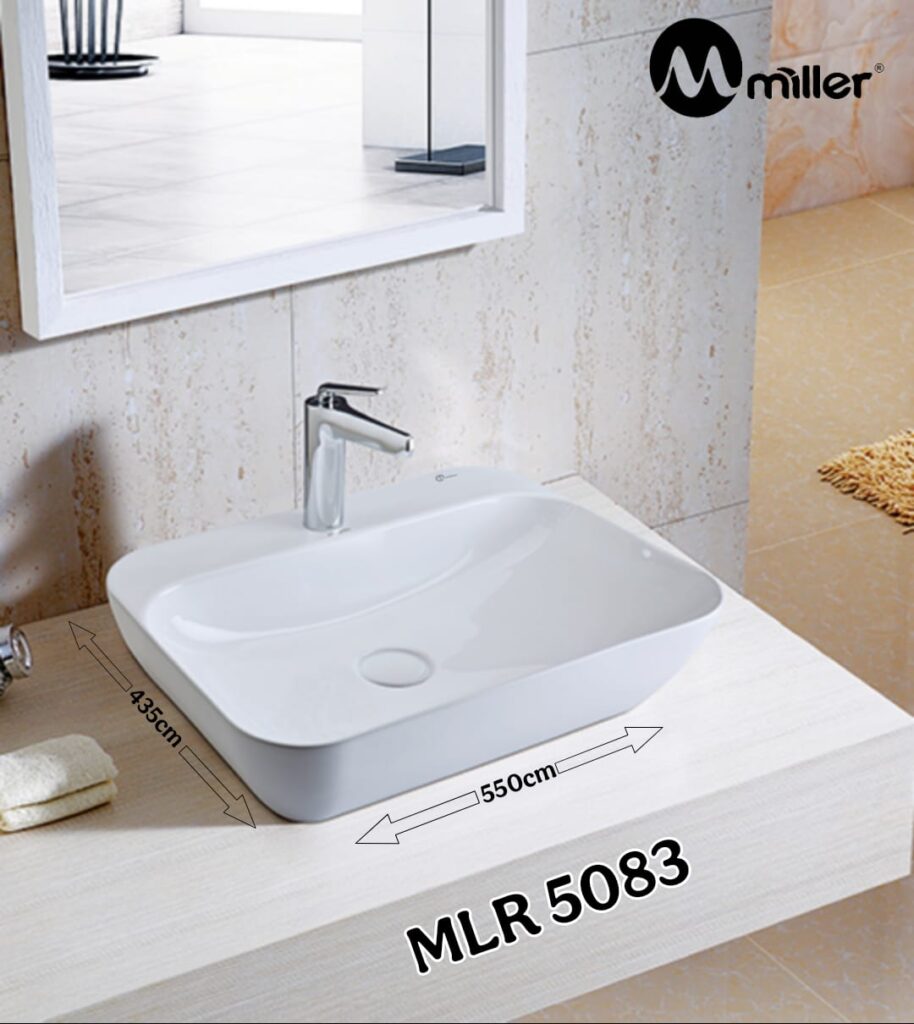 Miller MLR 5083 Rounded Rectangular Countertop Wash Basin
